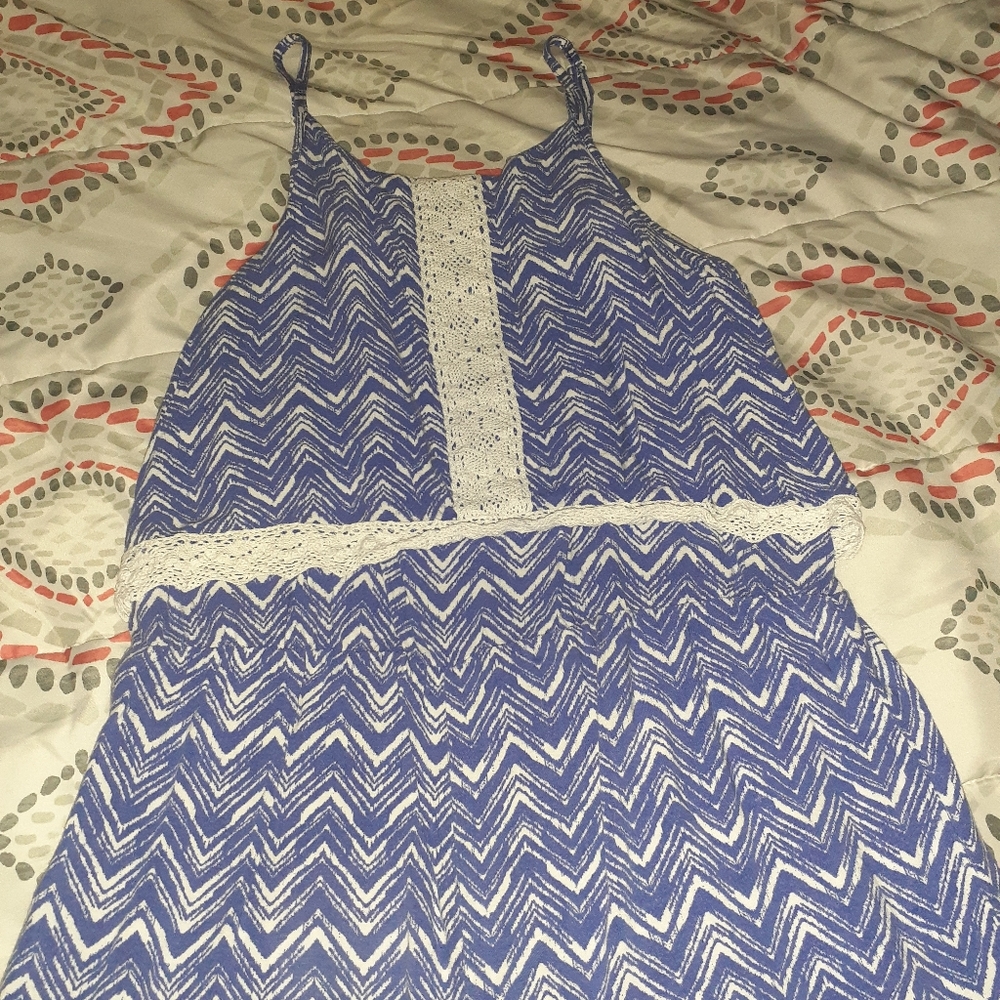 Cute blue romper